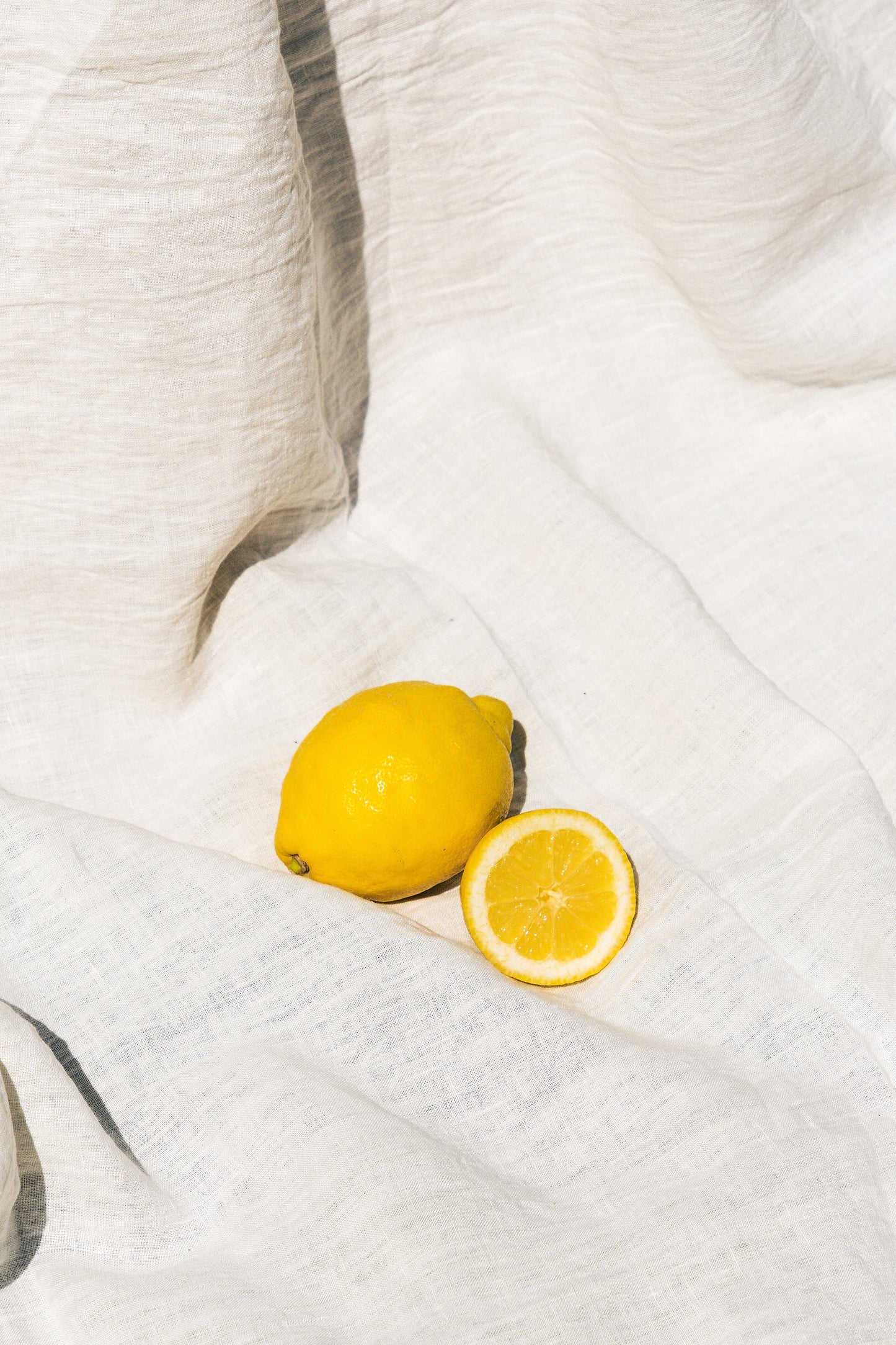 Natural light linen tablecloth