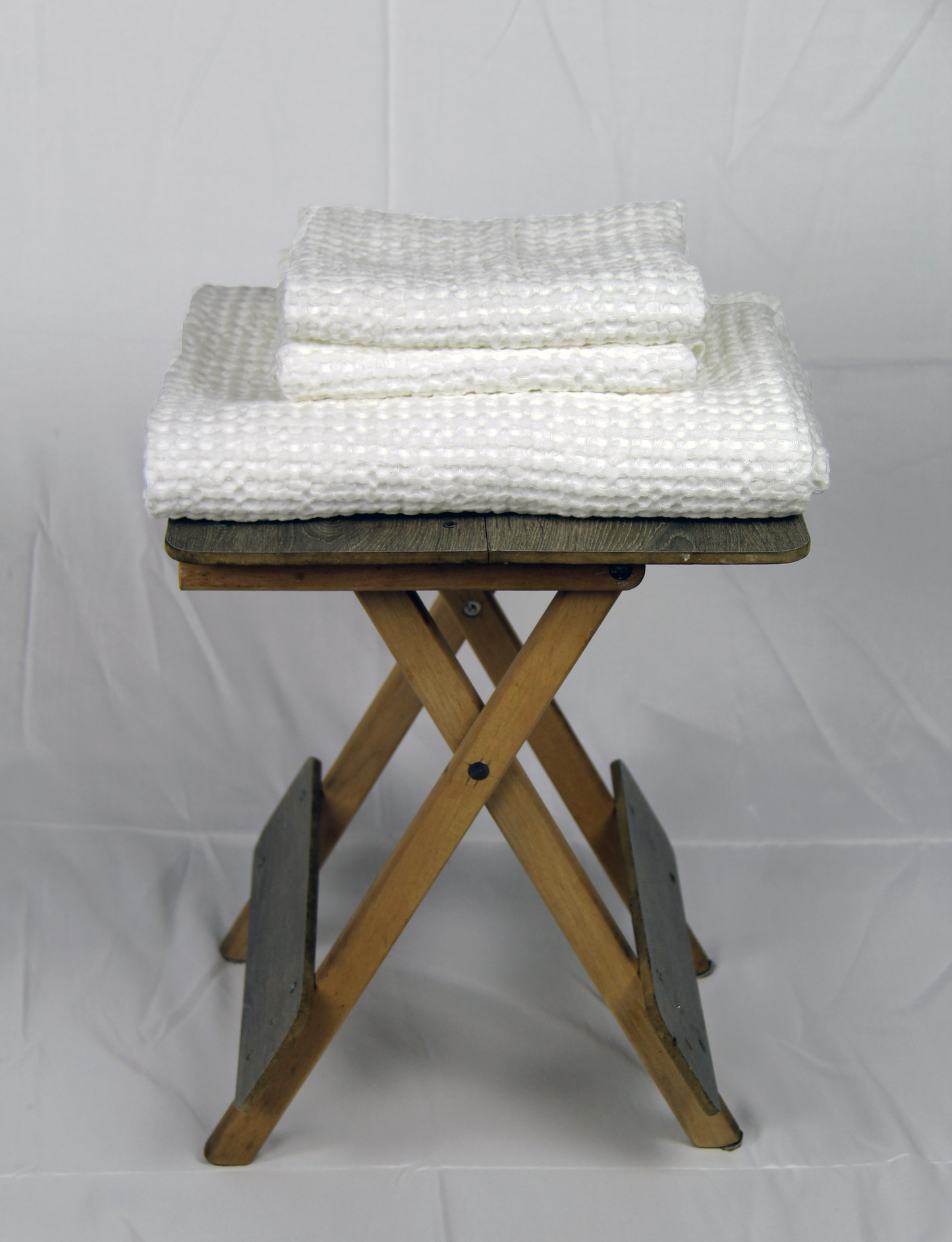 Navy Blue linen waffle towel